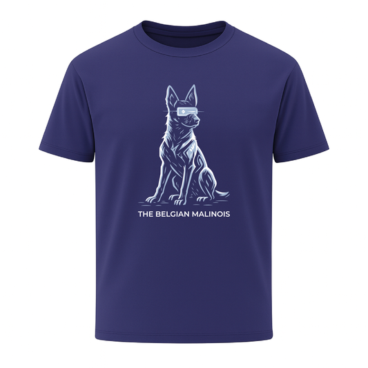 Camiseta unisex The Belgian Malinois - Azul