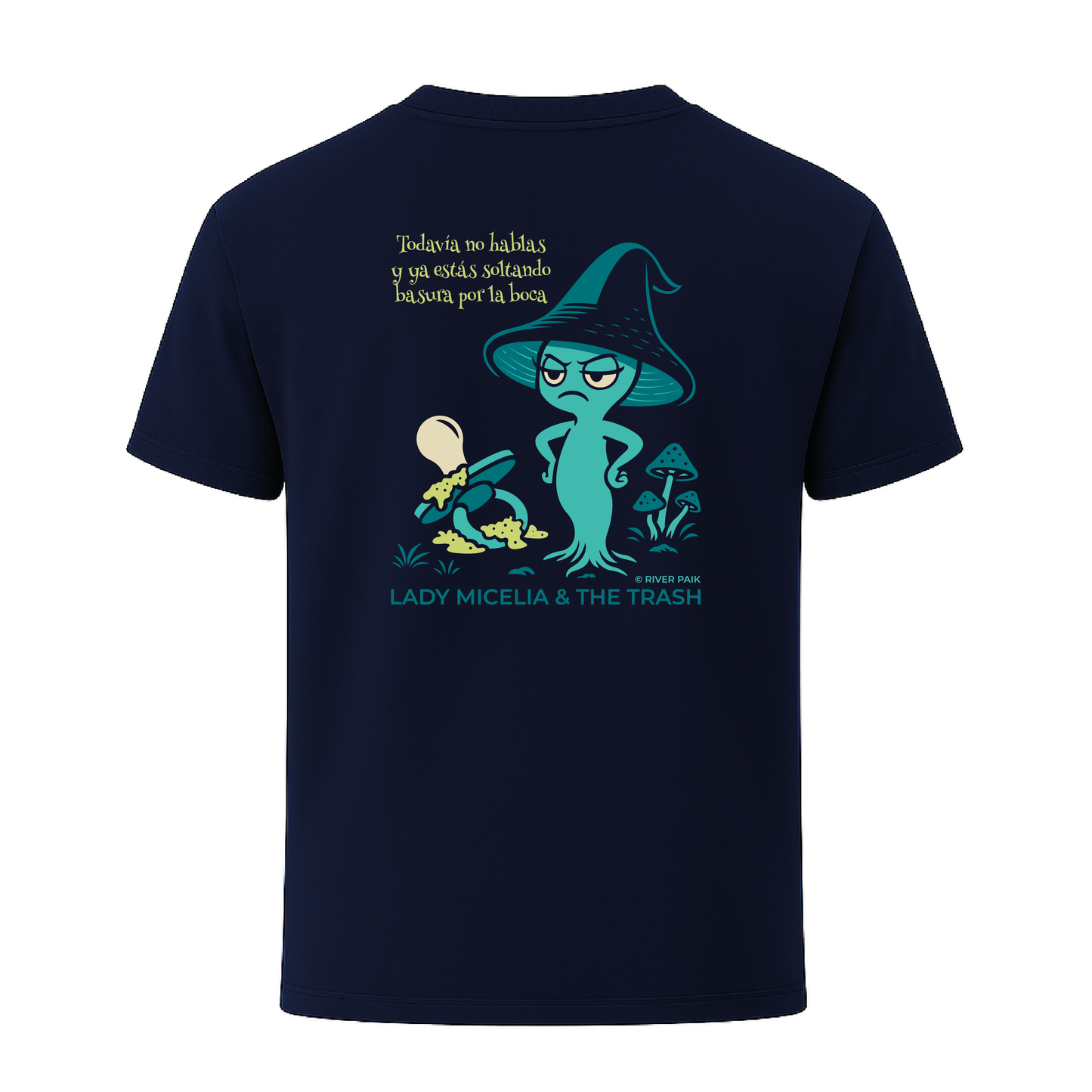 Camiseta unisex Lady Micelia & The Trash - Marino