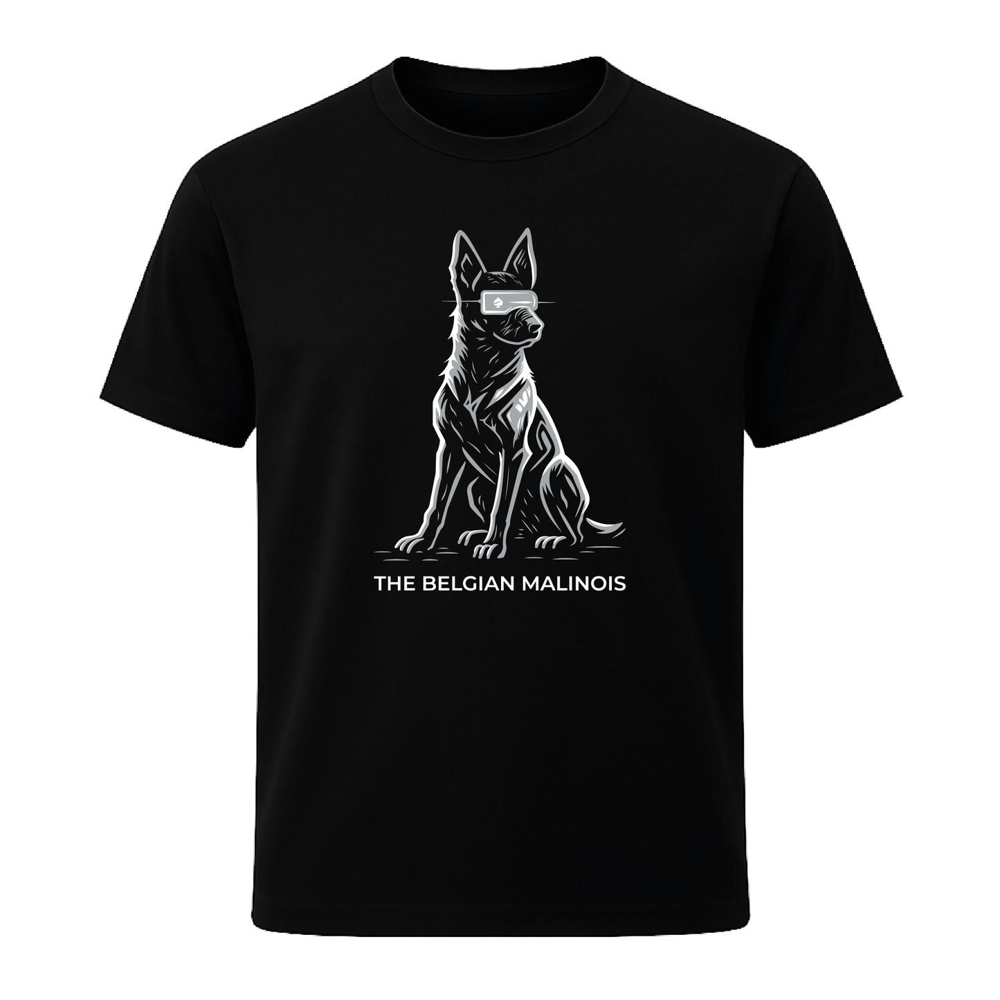 Camiseta unisex The Belgian Malinois - Negra