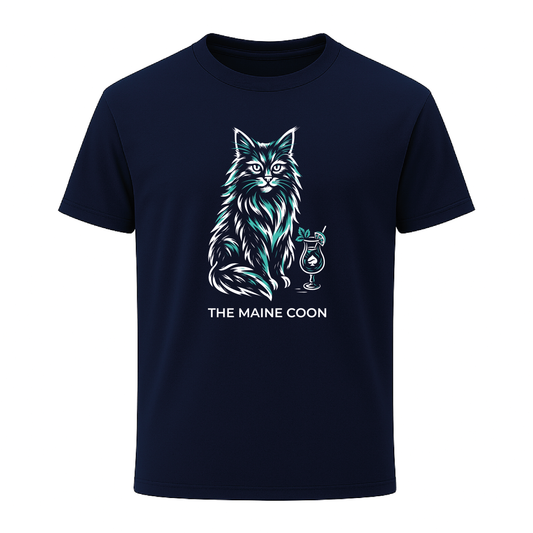 Camiseta unisex The Maine Coon - Marino