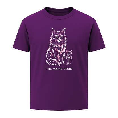Camiseta unisex The Maine Coon - Púrpura